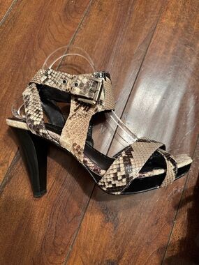 Konstantin Starke Snakeskin High Heel Sandal - made In Italy